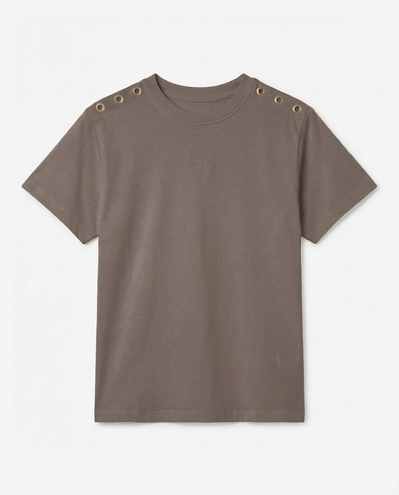 T-shirt con ricamo in cotone