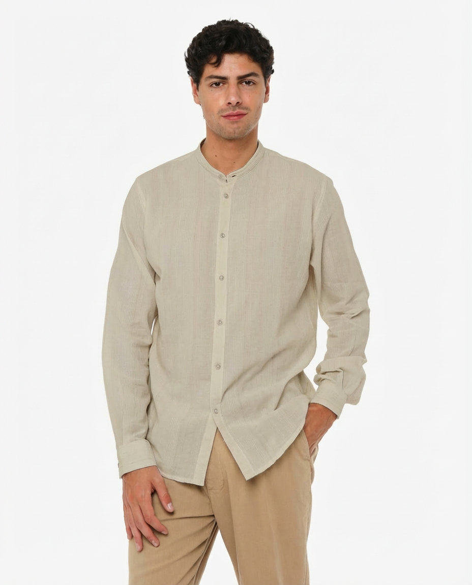 Camicia coreana cotone