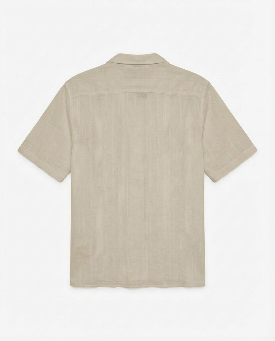 Camicia bowling con maniche corte
