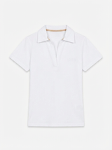 T-shirt mezze maniche con colletto polo