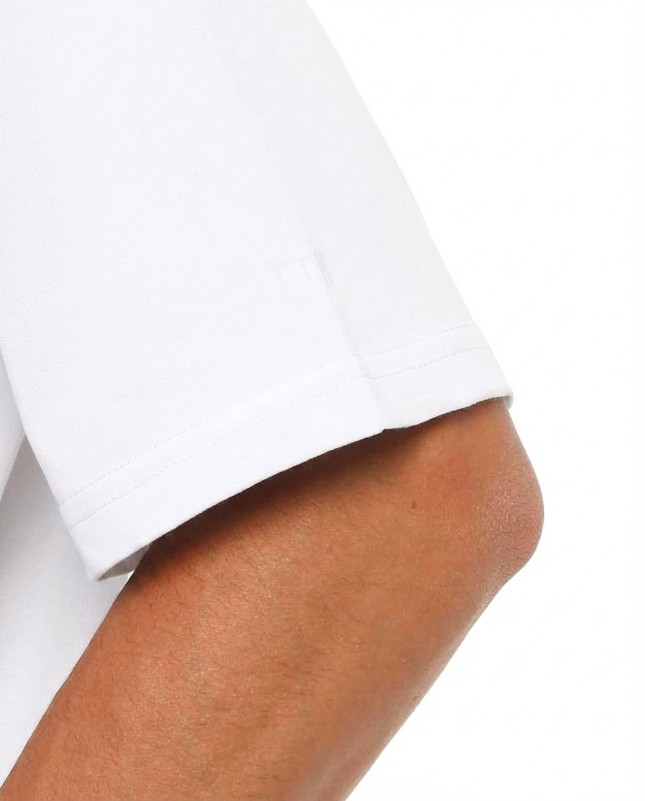 T-shirt cotone girocollo, manica corta, relaxed fit