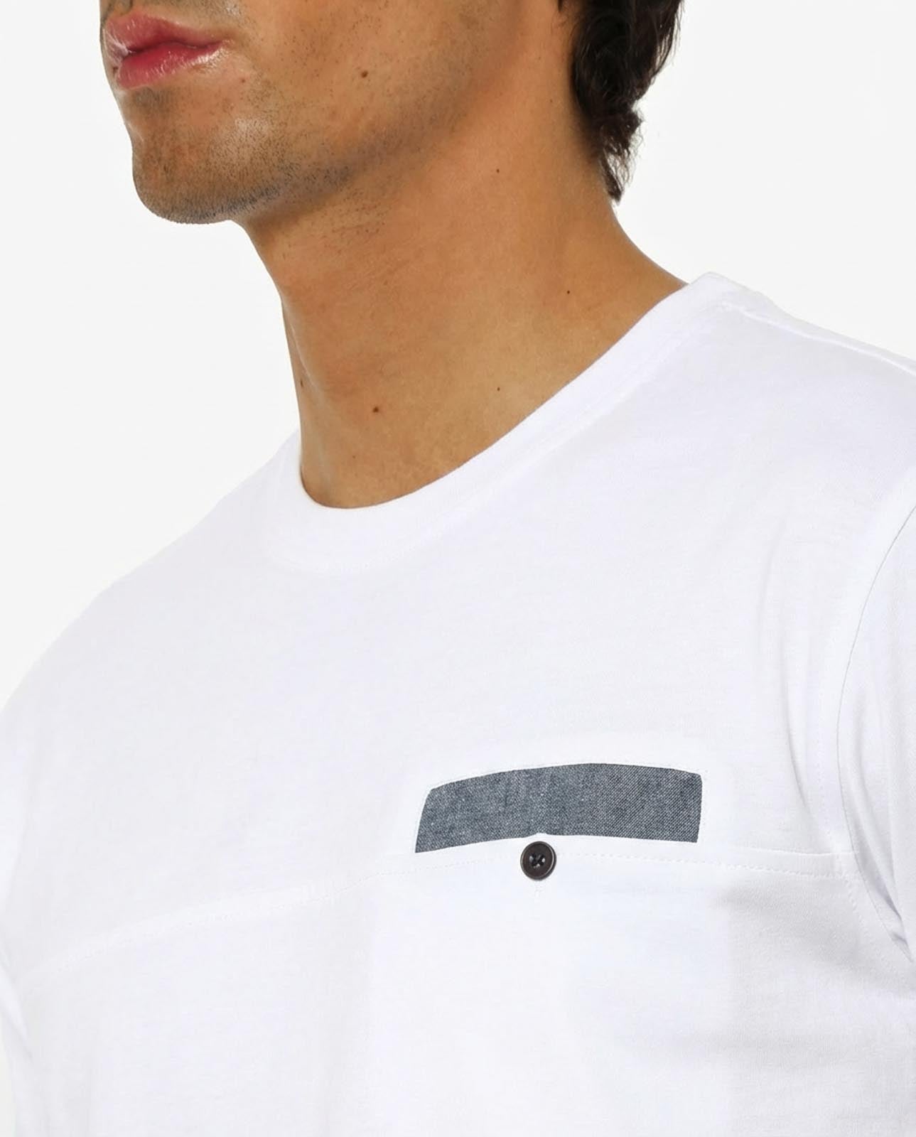 T-shirt girocollo, manica corta in cotone