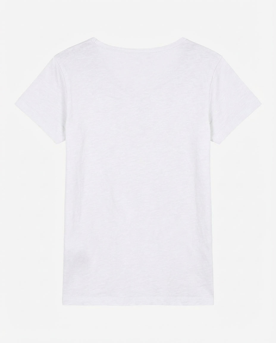 T-shirt con stampa in cotone