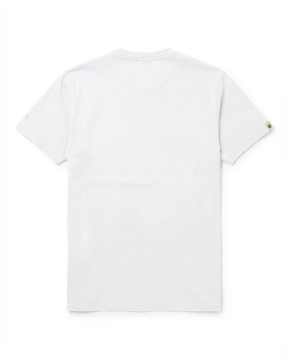 T-shirt cotone collo serafino, manica corta