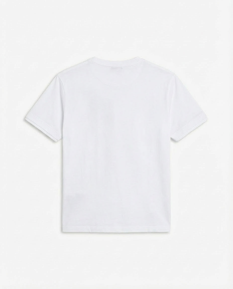 T-shirt girocollo, manica corta in cotone