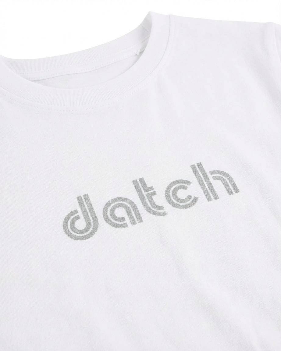 T-shirt stampa mylar in cotone