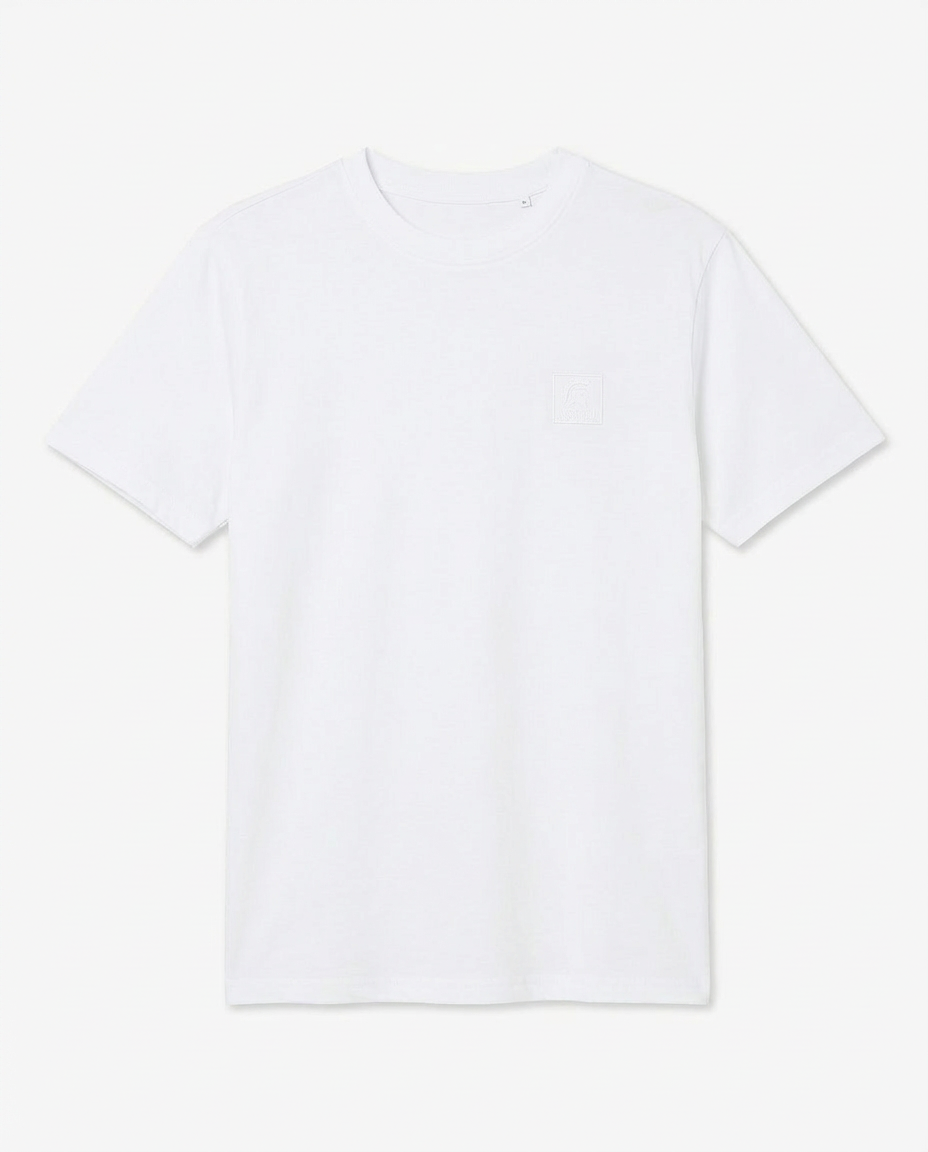 T-shirt girocollo, manica corta cotone