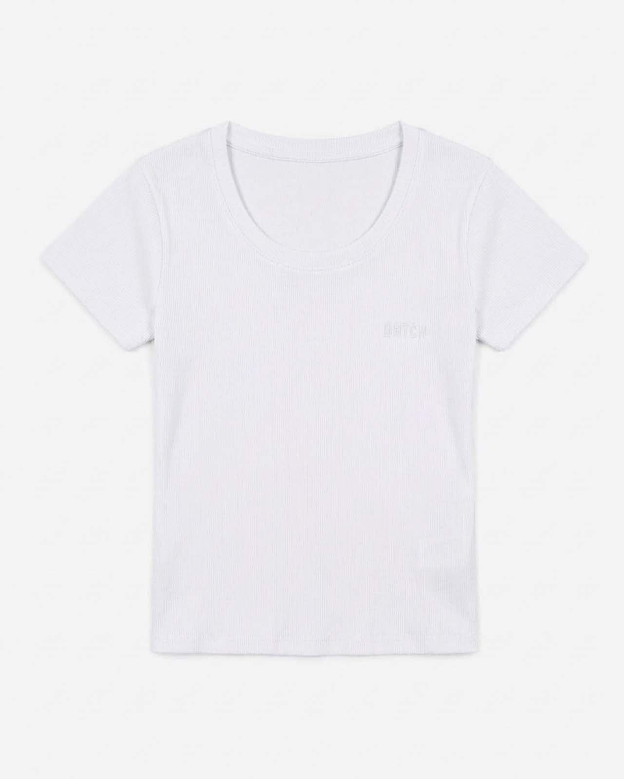T-shirt taglio slim in cotone stretch