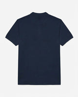 Polo collo serafino, manica corta in cotton
