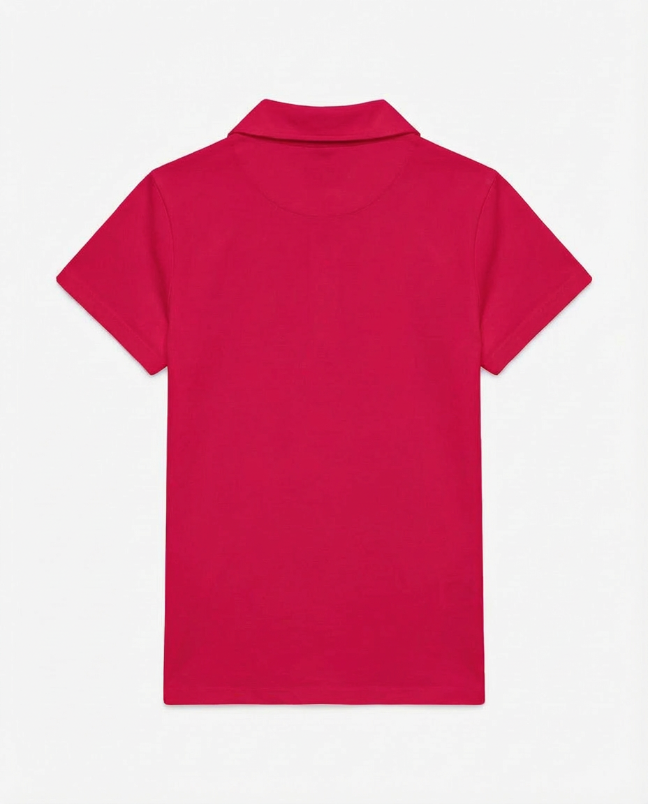 T-shirt mezze maniche con colletto polo