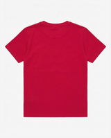 T-shirt ricamo lurex con strass in cotone stretch