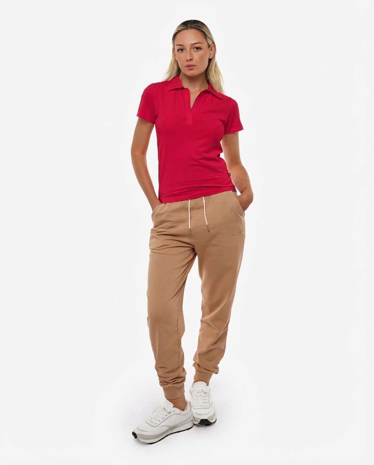 T-shirt mezze maniche con colletto polo