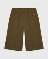 Bermuda stampa mylar taglio over in cotone stretch