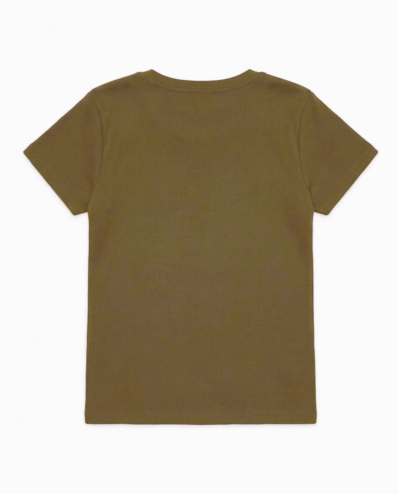T-shirt taglio slim in cotone stretch