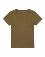 T-shirt taglio slim in cotone stretch