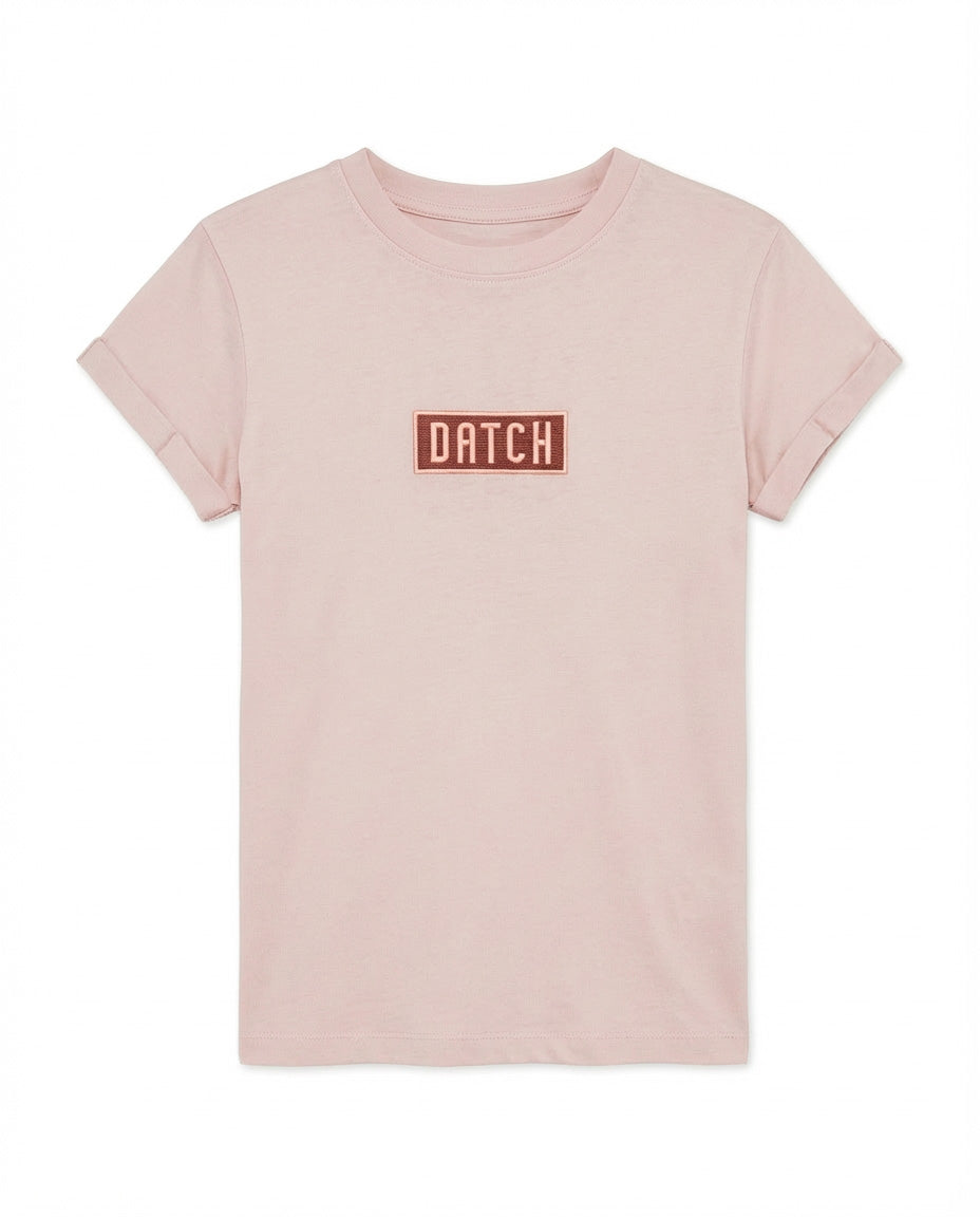 T-shirt con ricamo in cotone