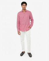 Camicia in lino - Collo serafino