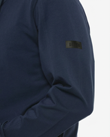 Felpa zip frontale, con cappuccio manica lunga