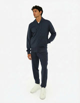 Felpa zip frontale, con cappuccio manica lunga