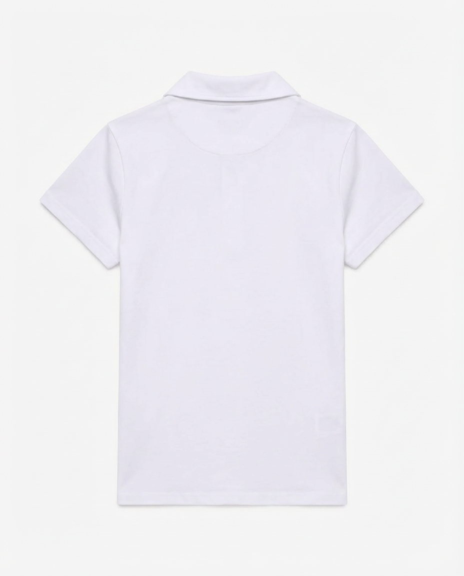 T-shirt mezze maniche con colletto polo