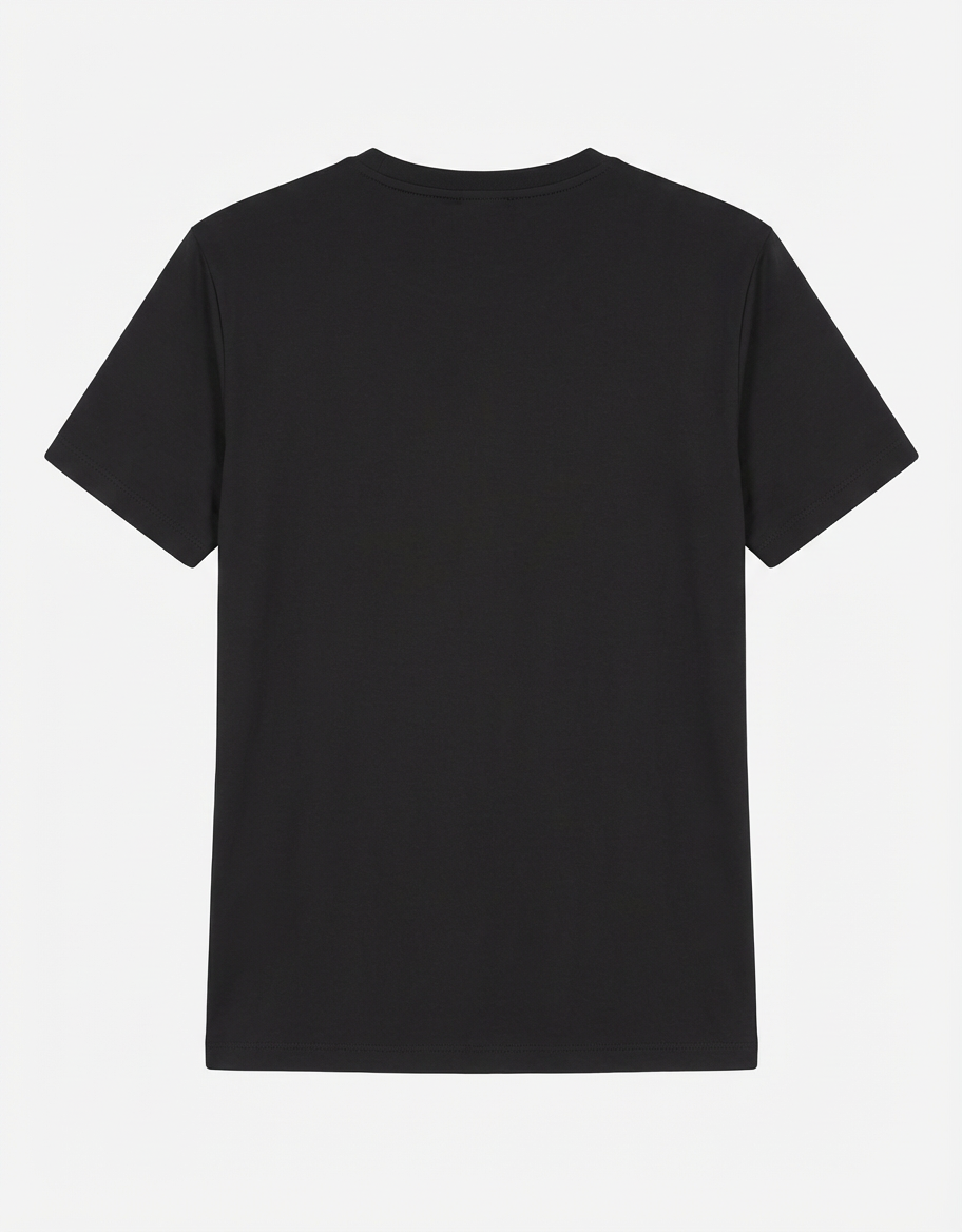 T-shirt con strass in cotone