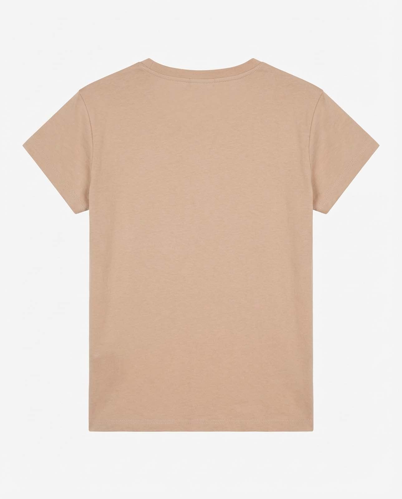 T-shirt con paillettes in cotone