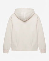 Felpa con strass zip frontale in cotone stretch