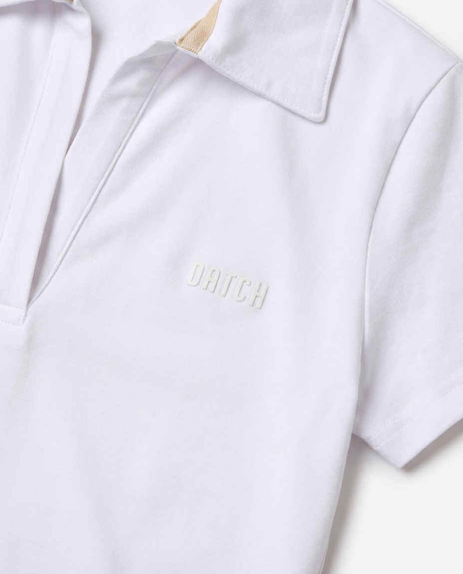 T-shirt mezze maniche con colletto polo