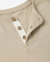 T-shirt cotone collo serafino, manica corta
