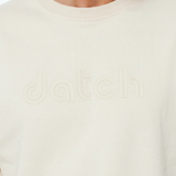 Felpa girocollo stampa tono su tono