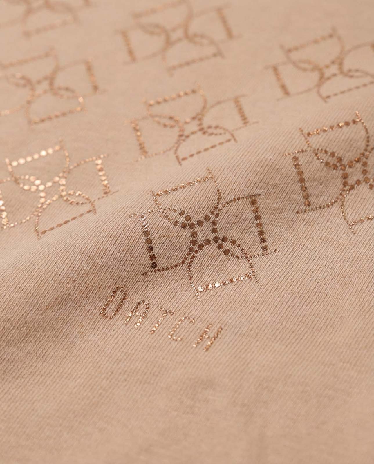 T-shirt con paillettes in cotone