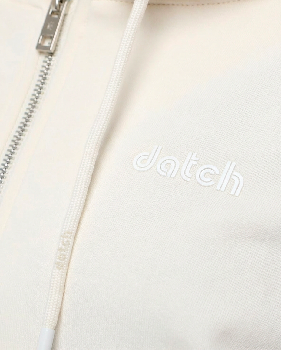 Felpa cotone zip frontale, con cappuccio