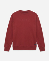 Felpa girocollo stampa tono su tono