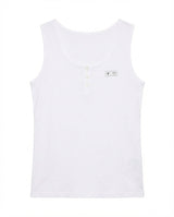 Canotta con stampa in cotone