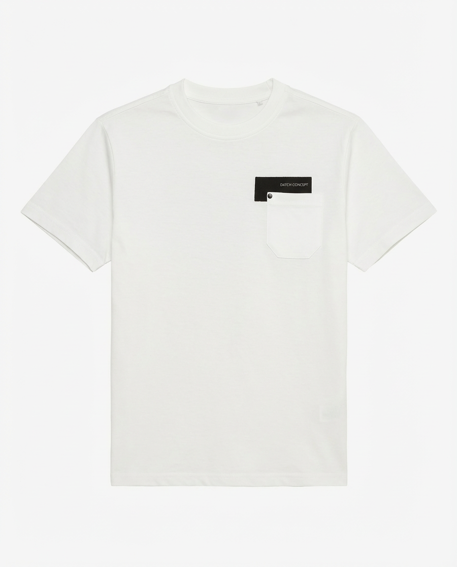 T-shirt con taschino