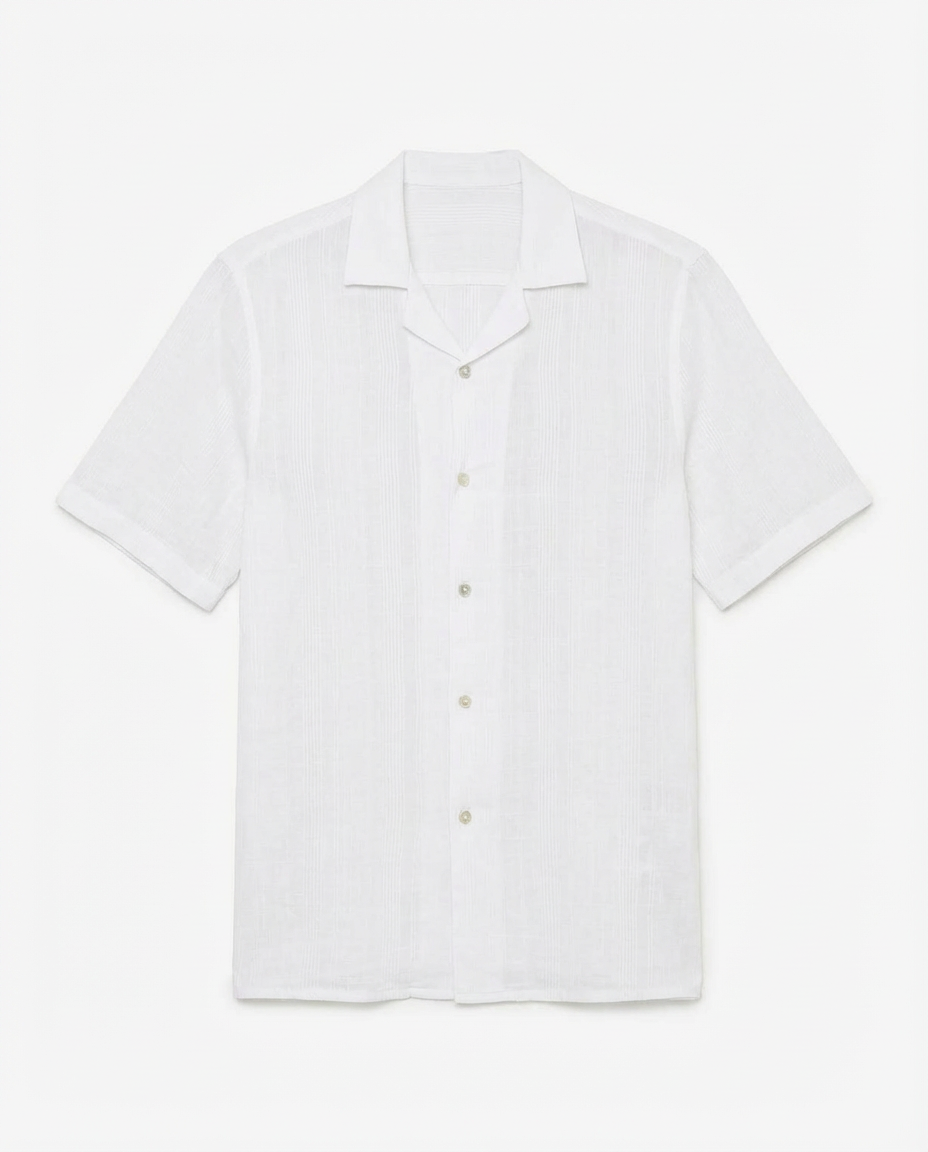 Camicia bowling con maniche corte