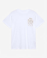 T-shirt con strass in cotone