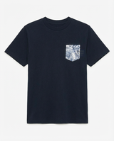 T-shirt con taschino floral