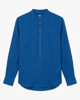 Camicia in lino - Collo serafino