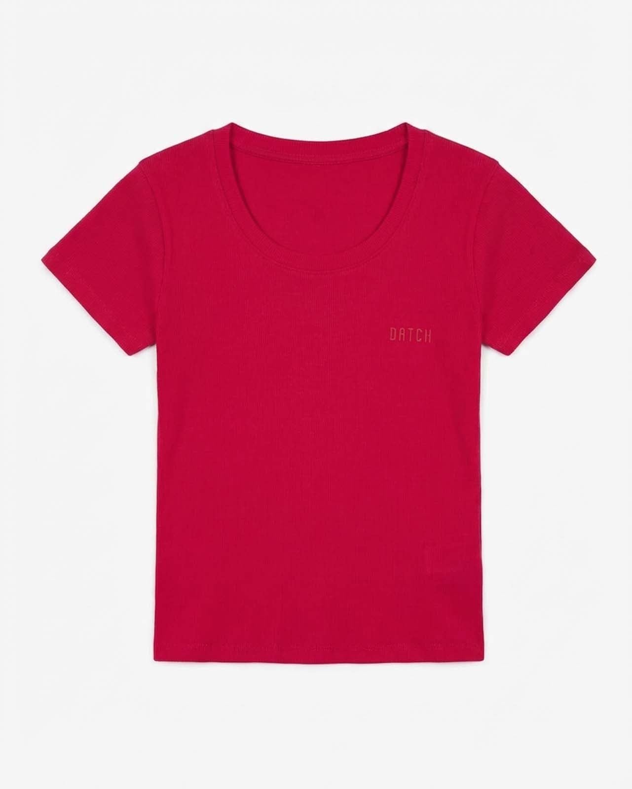 T-shirt taglio slim in cotone stretch