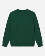 Felpa girocollo stampa tono su tono