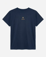 T-shirt ricamo lurex con strass in viscosa