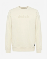 Felpa girocollo stampa tono su tono