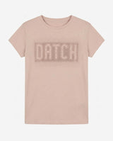 T-shirt con paillettes con stampa in cotone