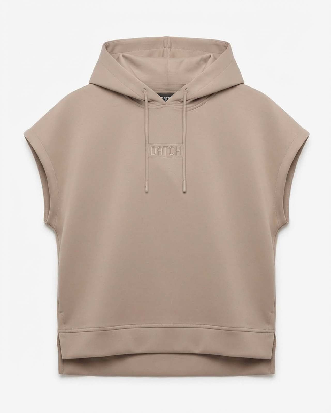 Gilet in felpa con cappuccio