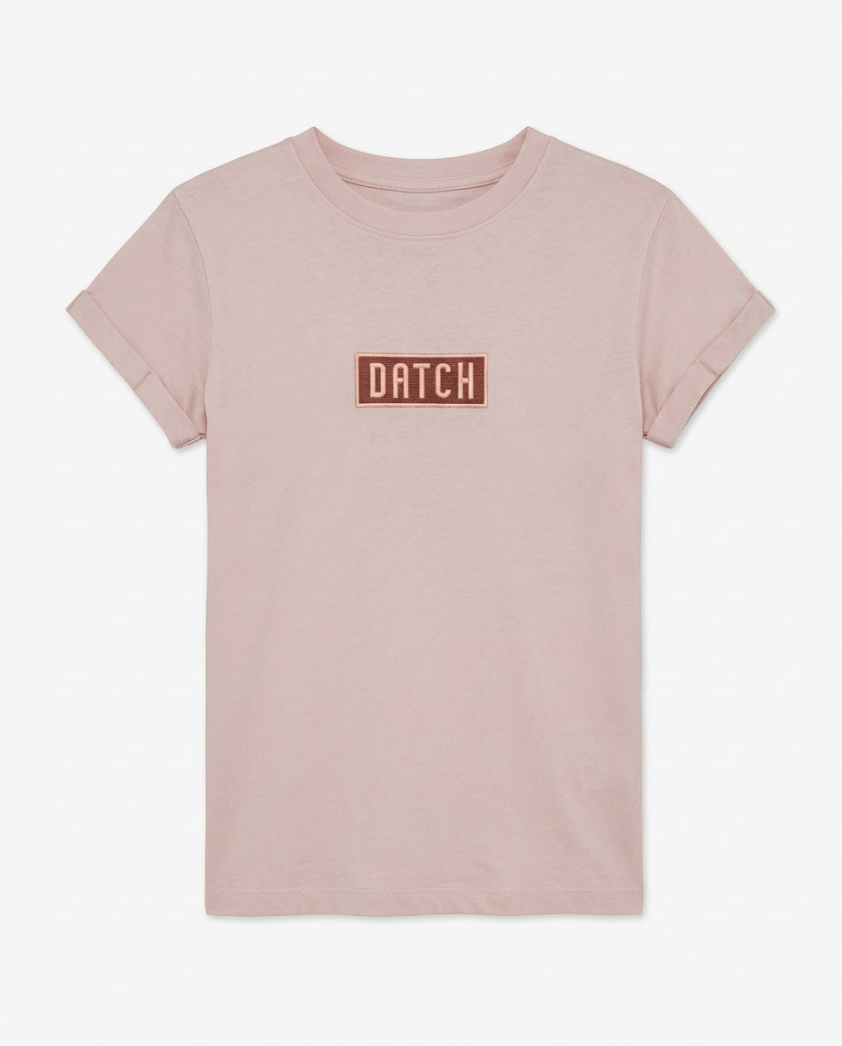 T-shirt con ricamo in cotone