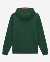 Felpa zip frontale, con cappuccio manica lunga