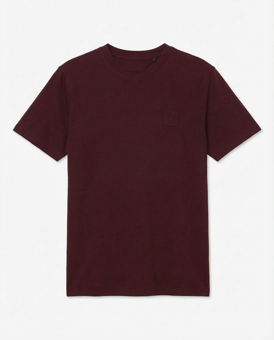 T-shirt girocollo, manica corta cotone