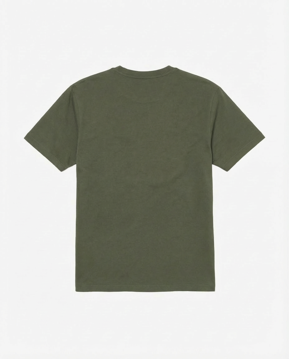 T-shirt girocollo, manica corta cotone