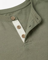 T-shirt cotone collo serafino, manica corta